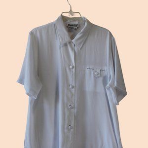 Vintage Christie & Jill, Size  XL, White Blouse
